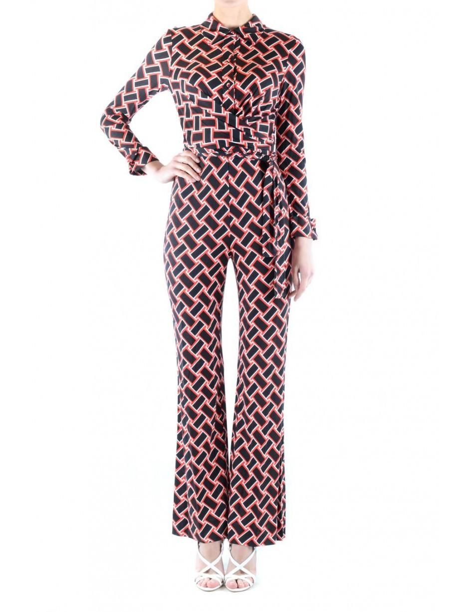 dvf michele silk jersey jumpsuit