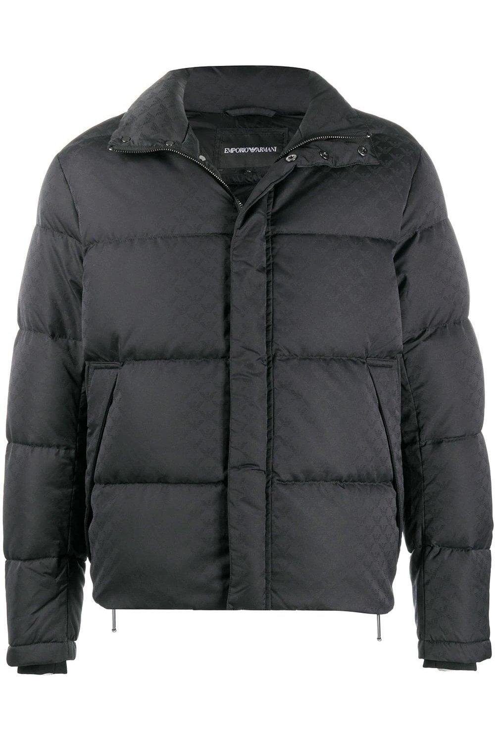 Emporio Armani Down Jacket in Black for 
