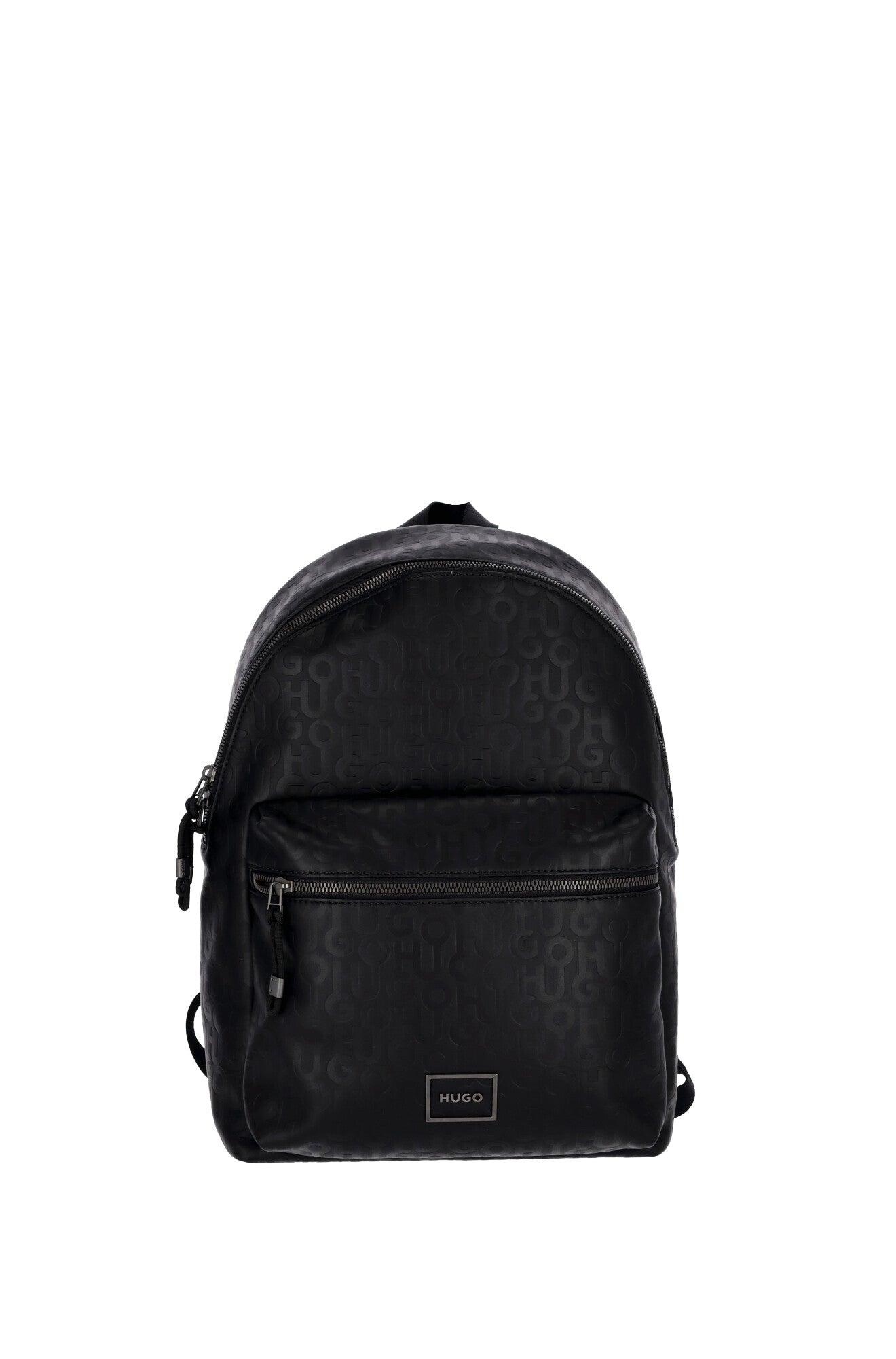 BOSS by HUGO BOSS Zip Backpack And All Over Man Boss 50478511 Logo in