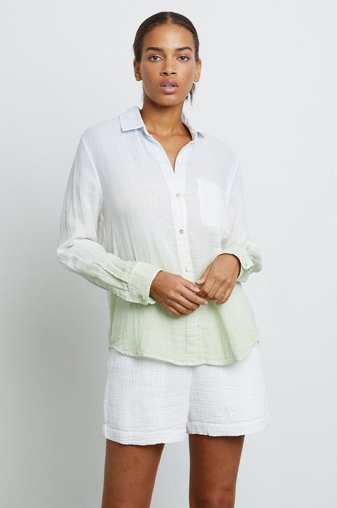 Rails Cotton Ellis Shirt in White,Pink 