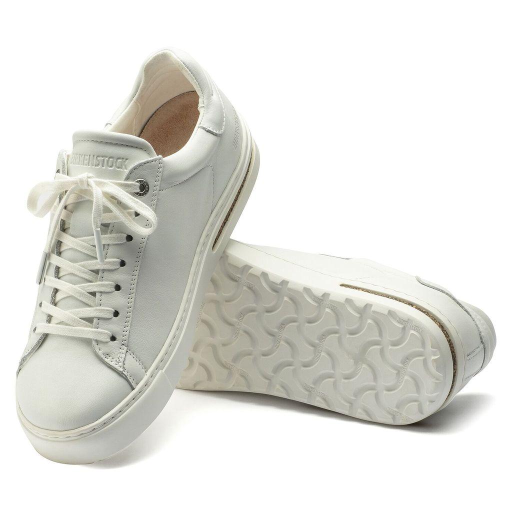 Womens And Mens Birkenstock Bend White Leather - Happyfeet.Com