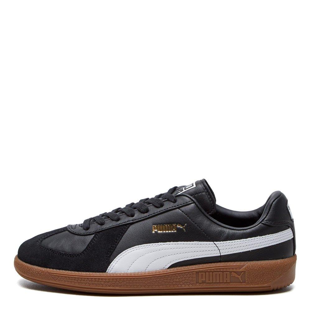 puma suede black army