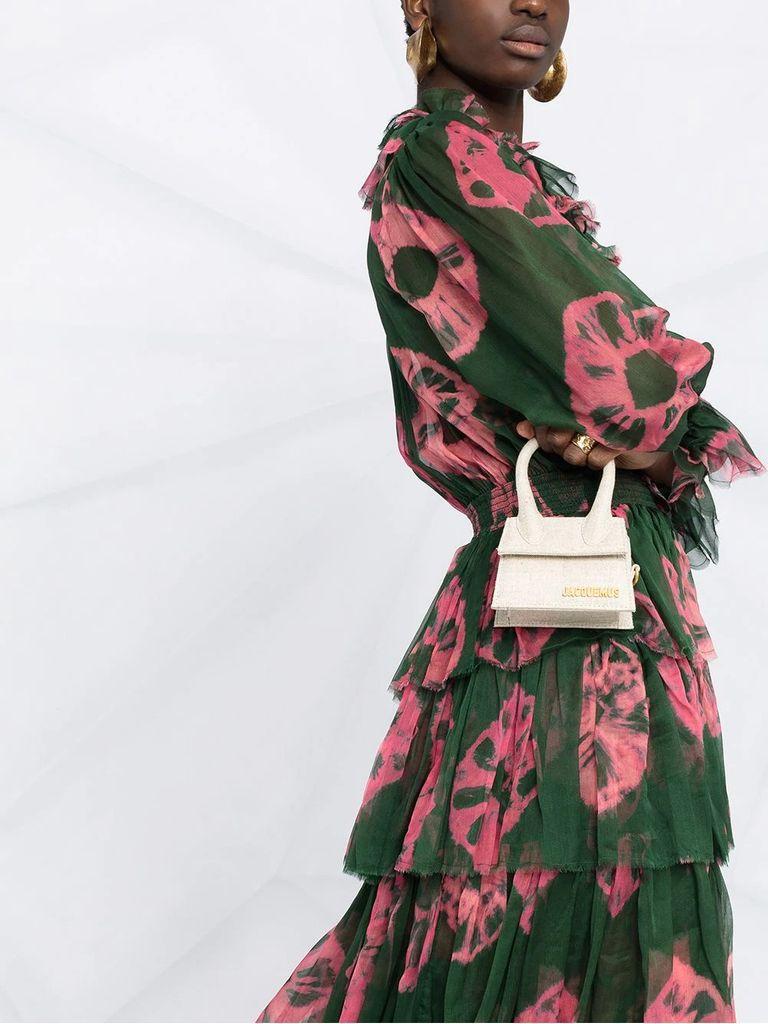 Zimmermann Silk Poppy Tiered Tie-dye 