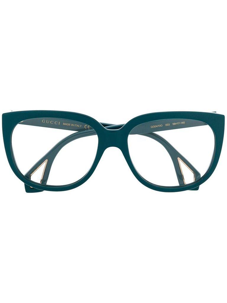 blue gucci frames