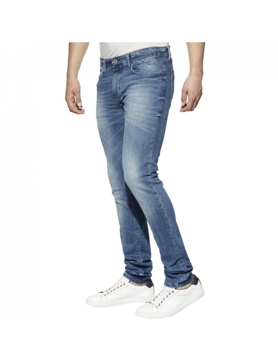 Tommy Tommy Jeans Slim Tapered Steve Berry Mid Blue Comfort for Men - Lyst