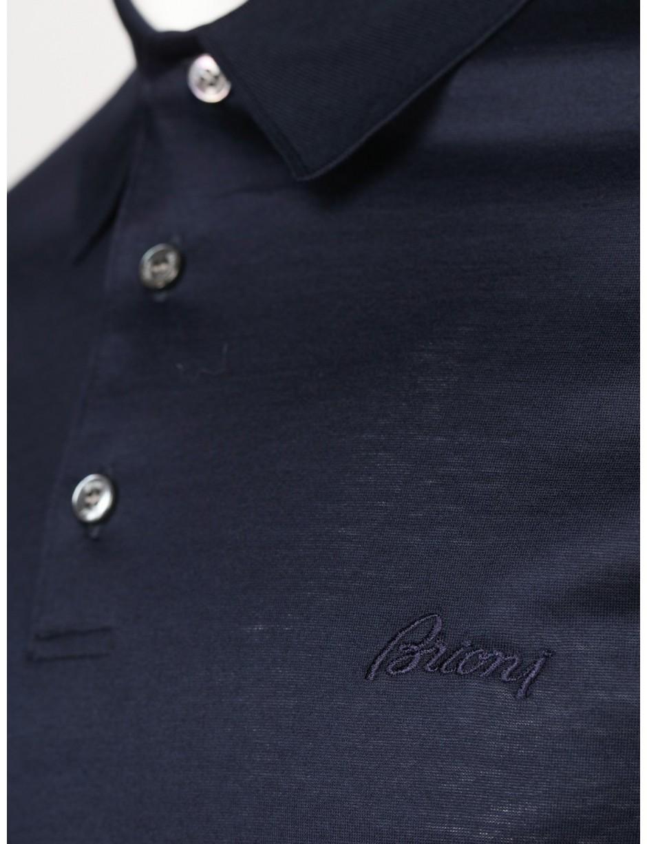 brioni long sleeve polo