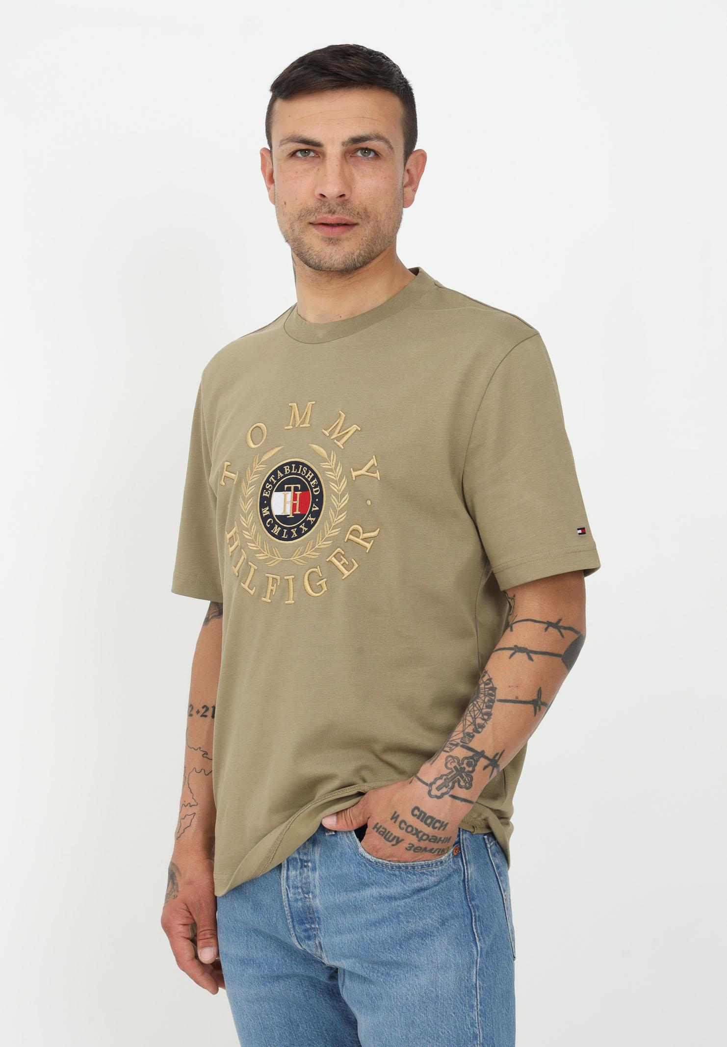 Tommy Hilfiger T-shirts And Polos in Brown for Men | Lyst