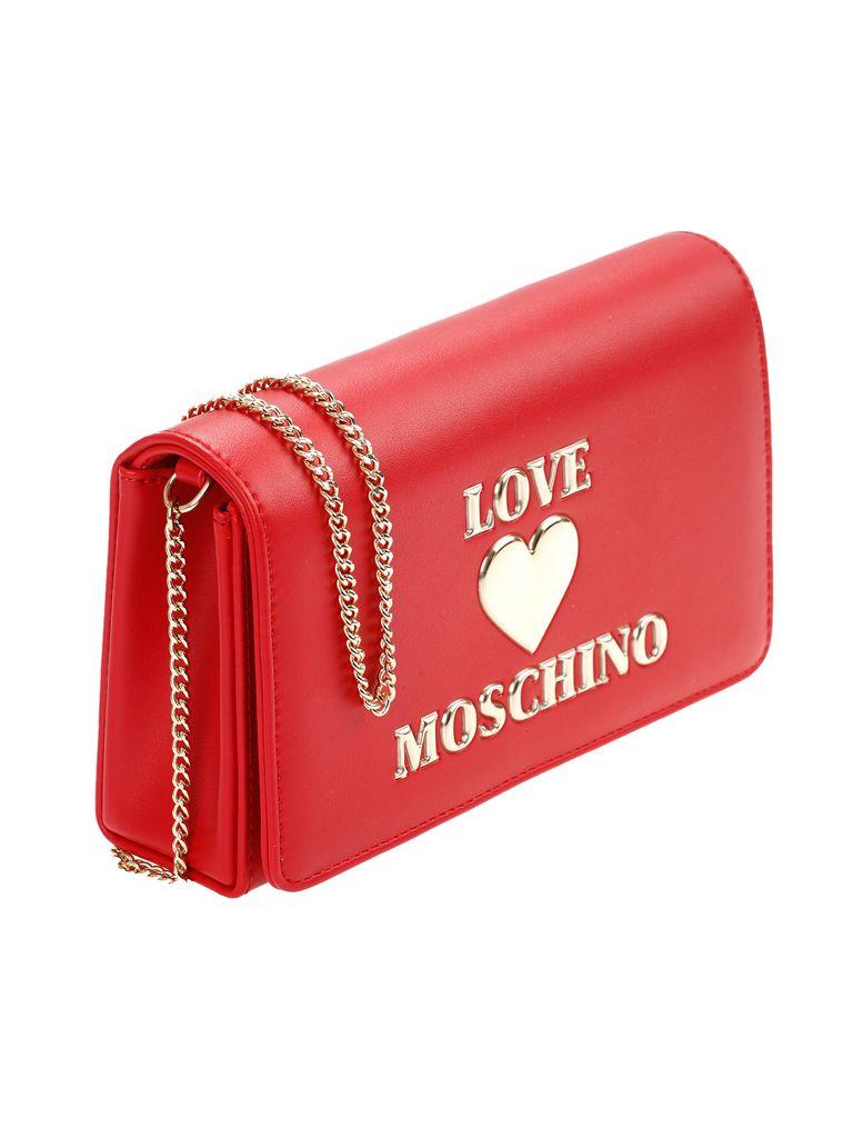 moschino red purse