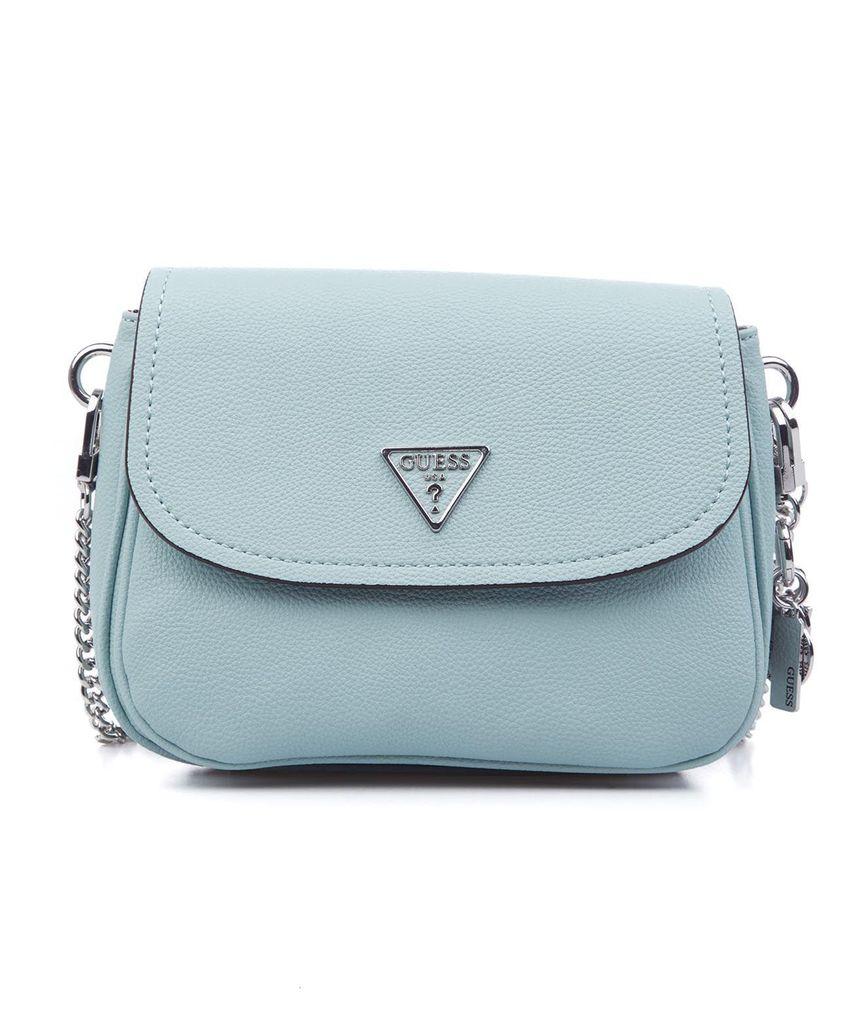 Guess Light Leather Shoulder Bag in Light Blue (Blue) | Lyst