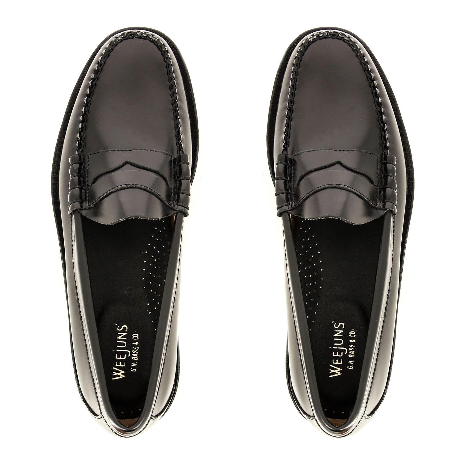 G.H. Bass & Co. Gh Bass Weejuns Larson Penny Loafers - Black Leather for  Men | Lyst