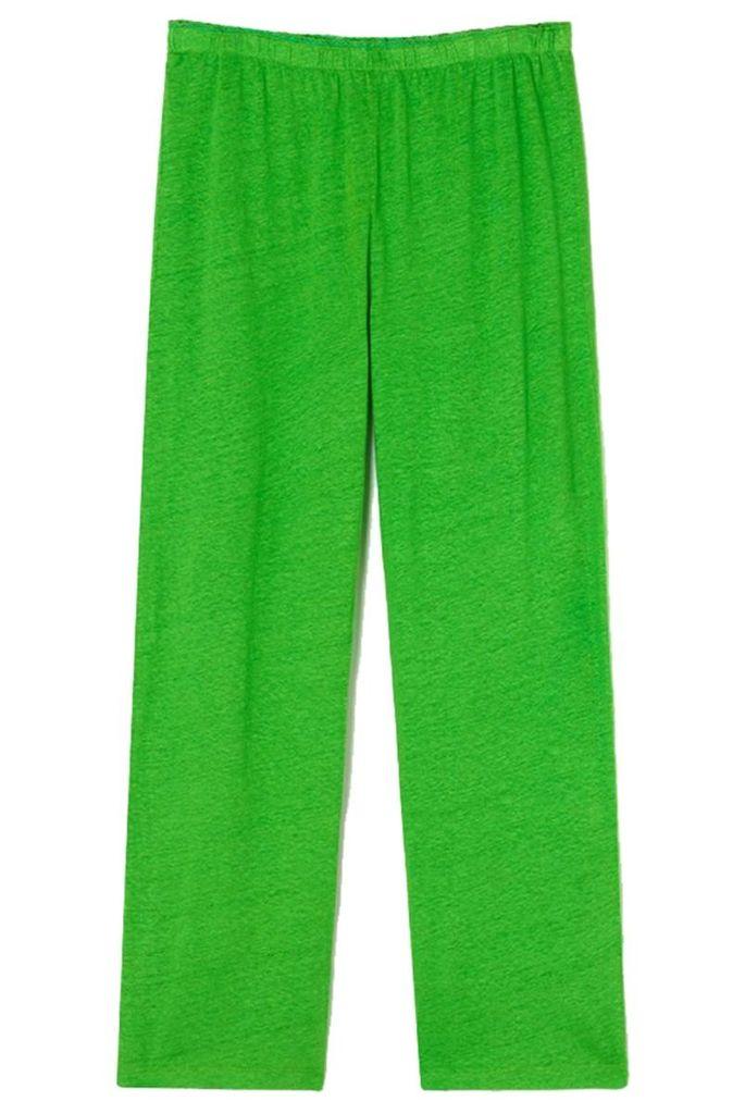 American Vintage Lolosister Linen Trousers in Green - Lyst