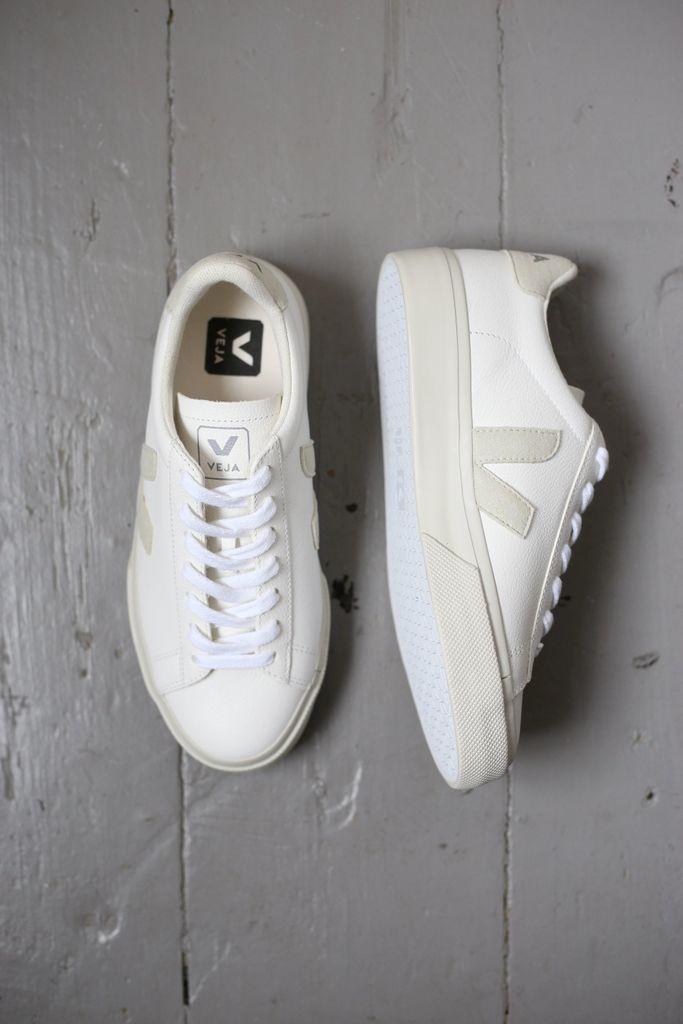 veja campo sneakers white natural