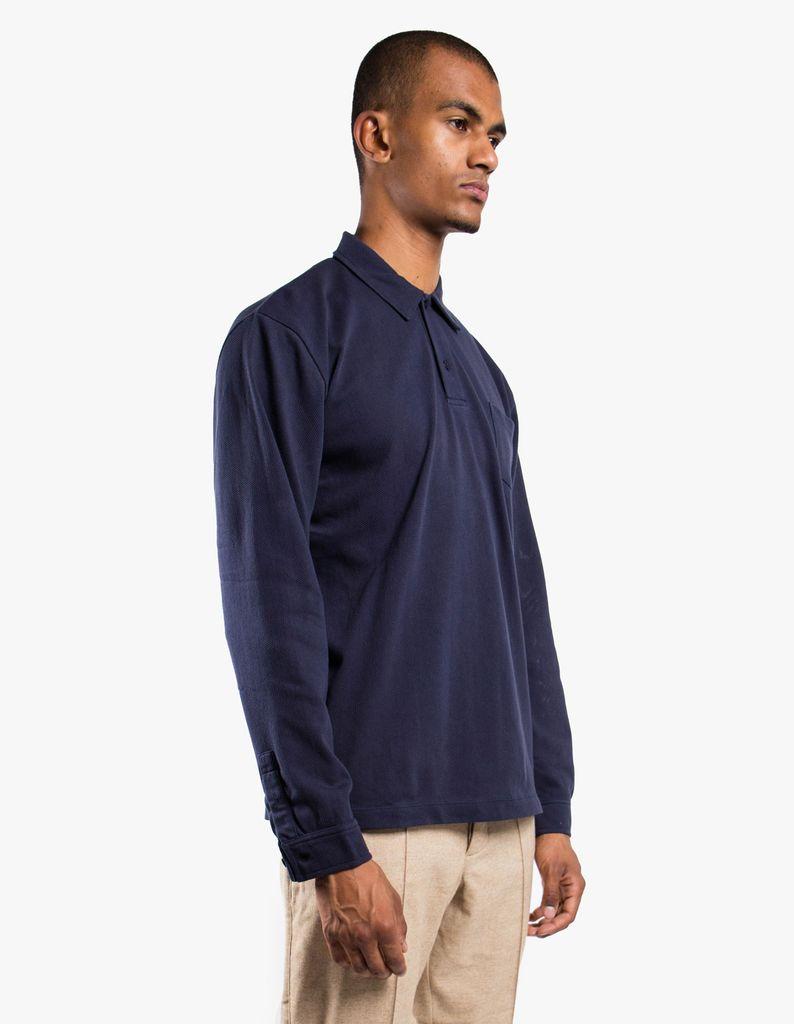 sunspel riviera long sleeve polo