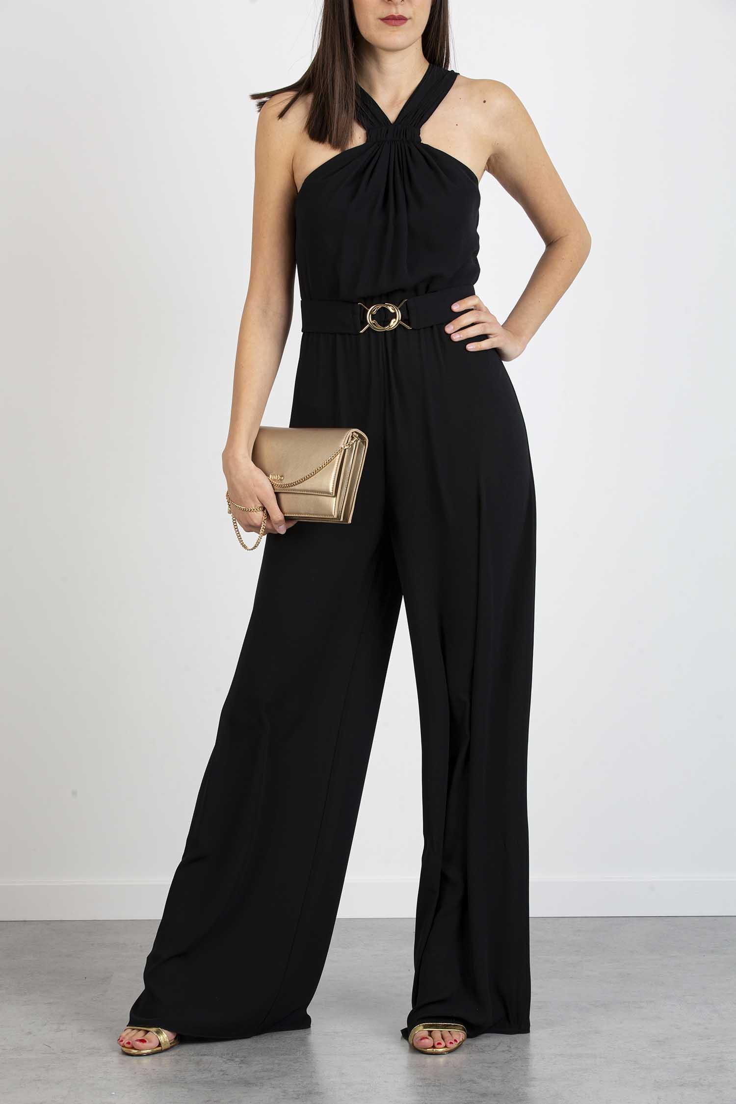 Liu Jo Tuta Elegante Con Cintura in Black | Lyst