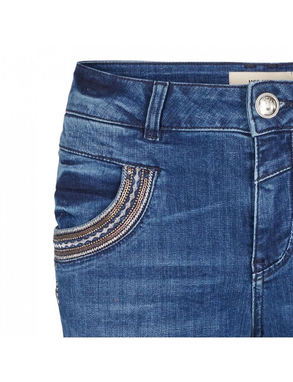 Mos Mosh Denim Naomi Muscat 7/8 Jeans in Blue - Lyst