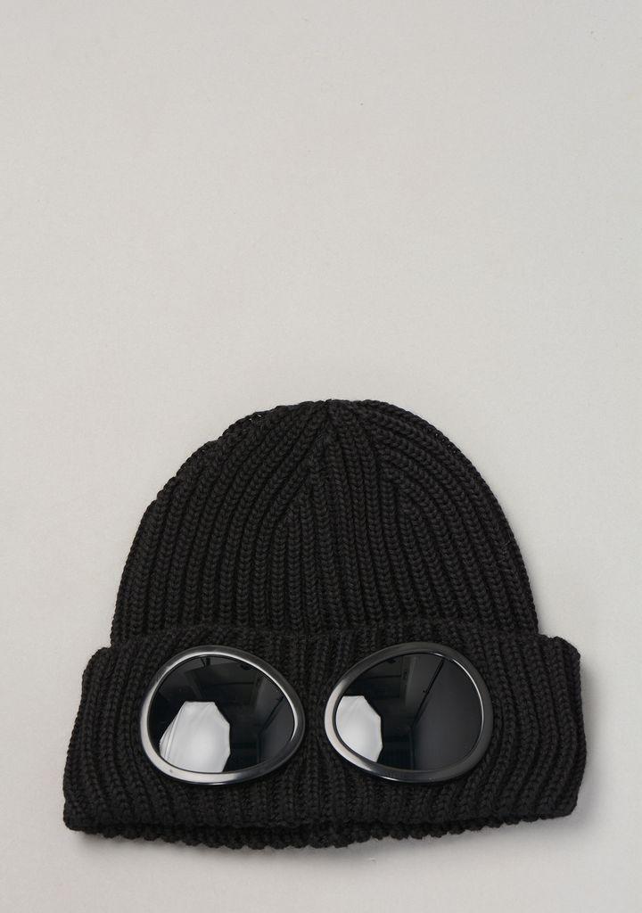 C.P. Company Wool 181a Goggle Beanie In 