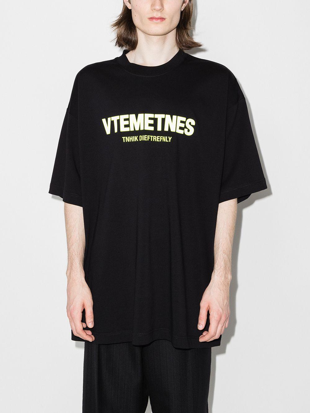 Vetements Cotton Think Differently Vtemetnes T-shirt in Black for Men -  Save 14% | Lyst
