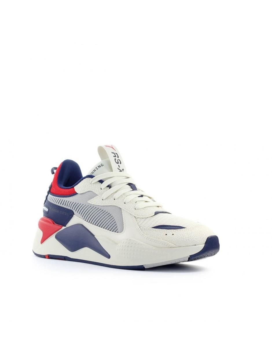 PUMA Suede Rs-x Hard Drive White Navy Blue Red Sneaker | Lyst