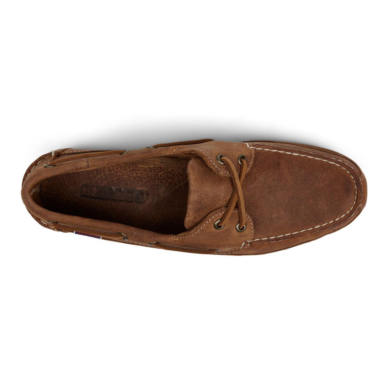 Sebago Schooner Vintage Leather Boat 