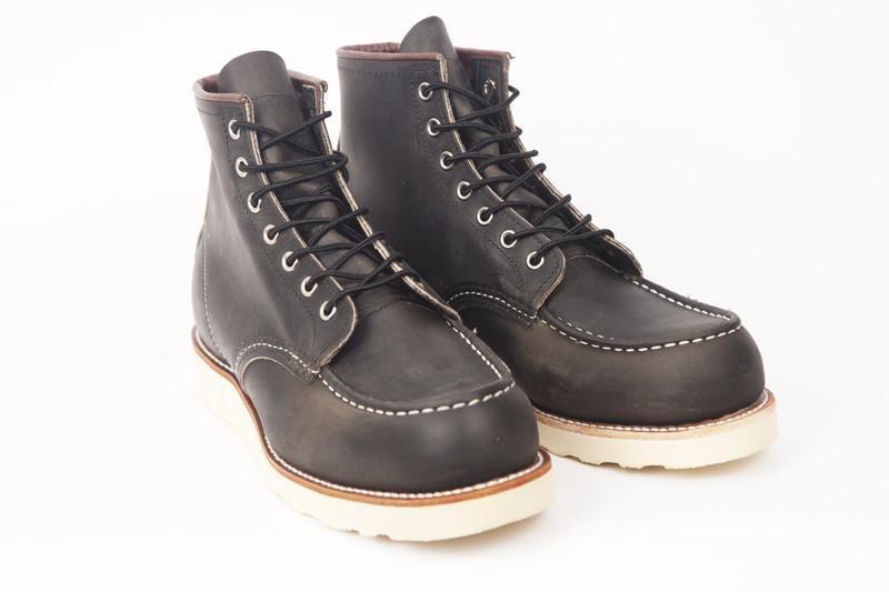 red wing moc toe charcoal