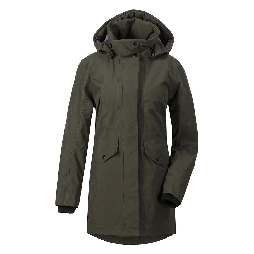 Didriksons Synthetic Didriksons Ladies Sanna Parka in Green | Lyst