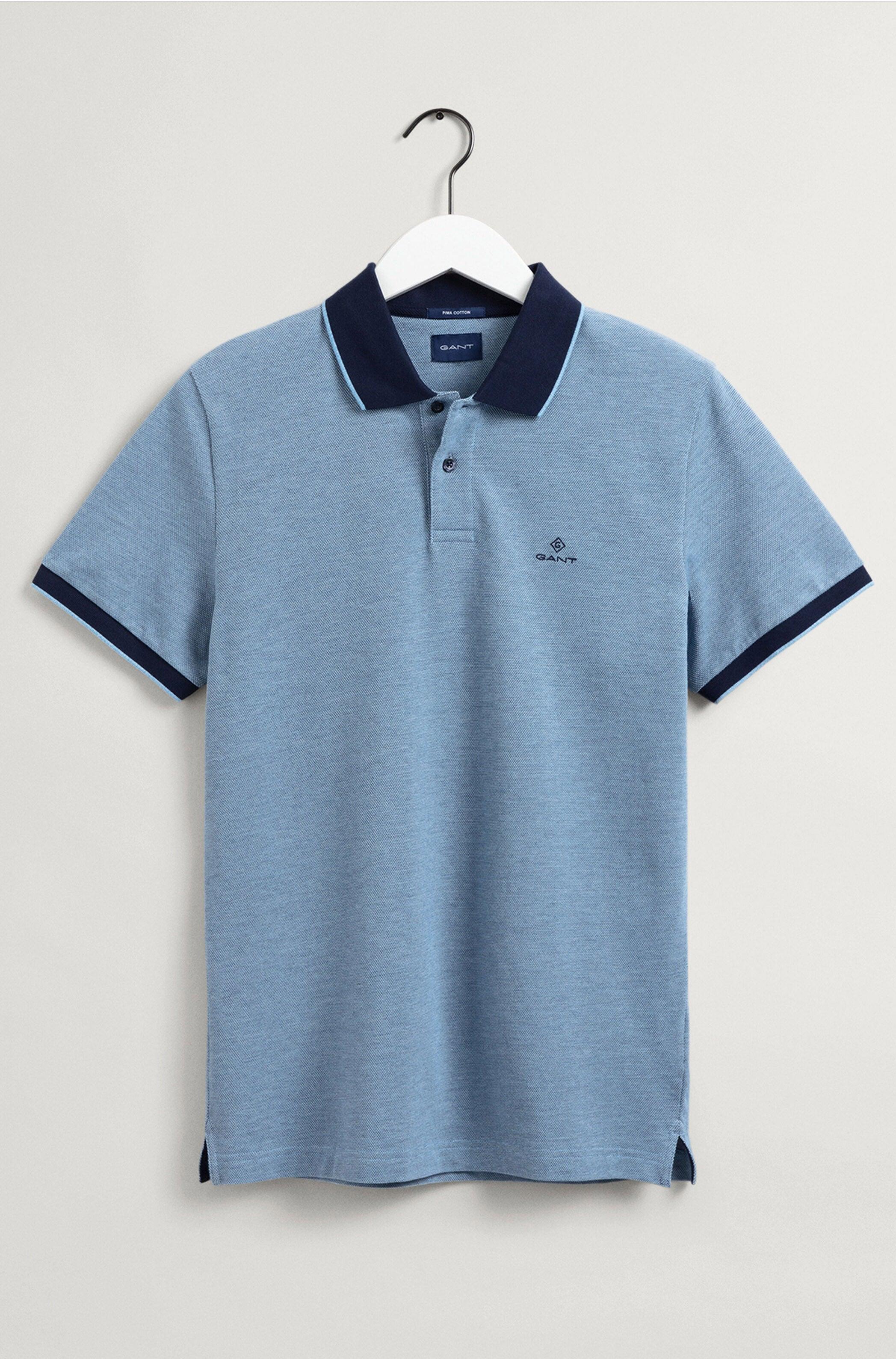 GANT Silver Lake 4-color Oxford Piqué Polo Shirt 2012012 469 in Blue for  Men | Lyst