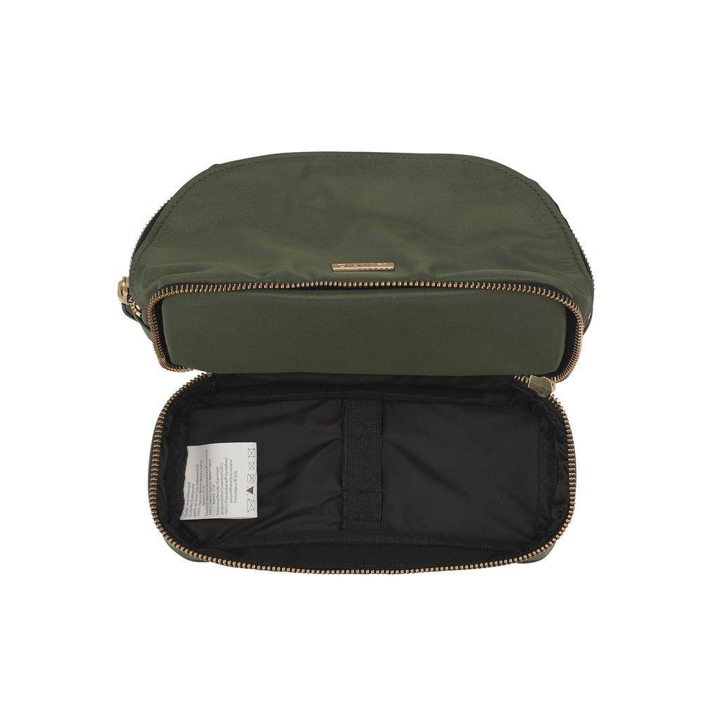 double zip cosmetic pouch