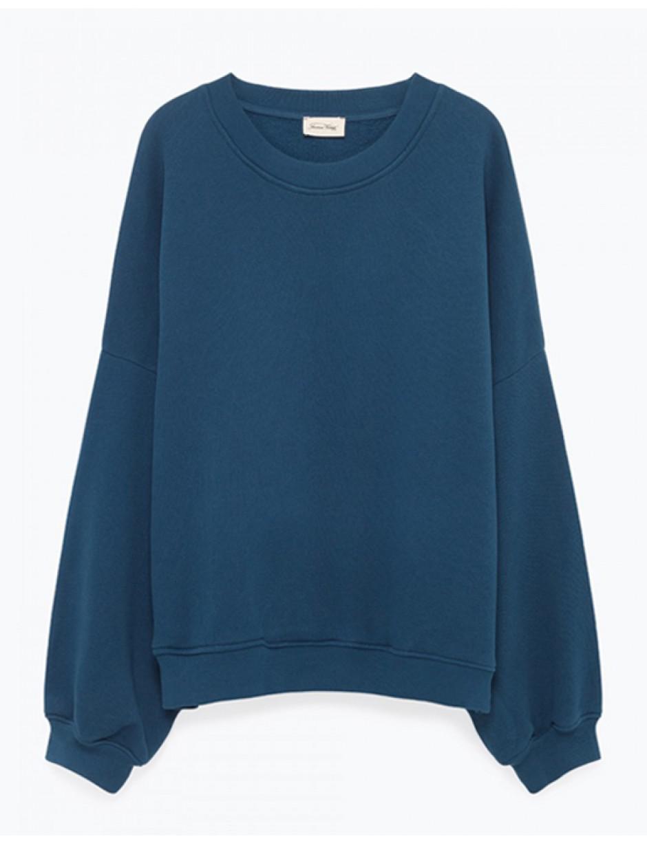 American Vintage Cotton Kinouba Sweatshirt in Blue - Lyst