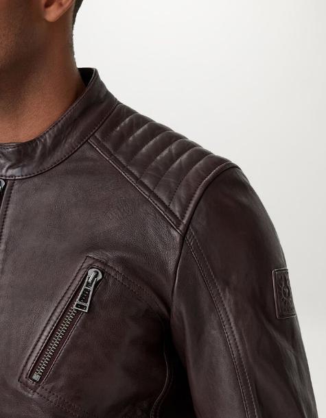 Belstaff Leather Oxblood V Racer 2.0 Jacket in Brown for Men | Lyst