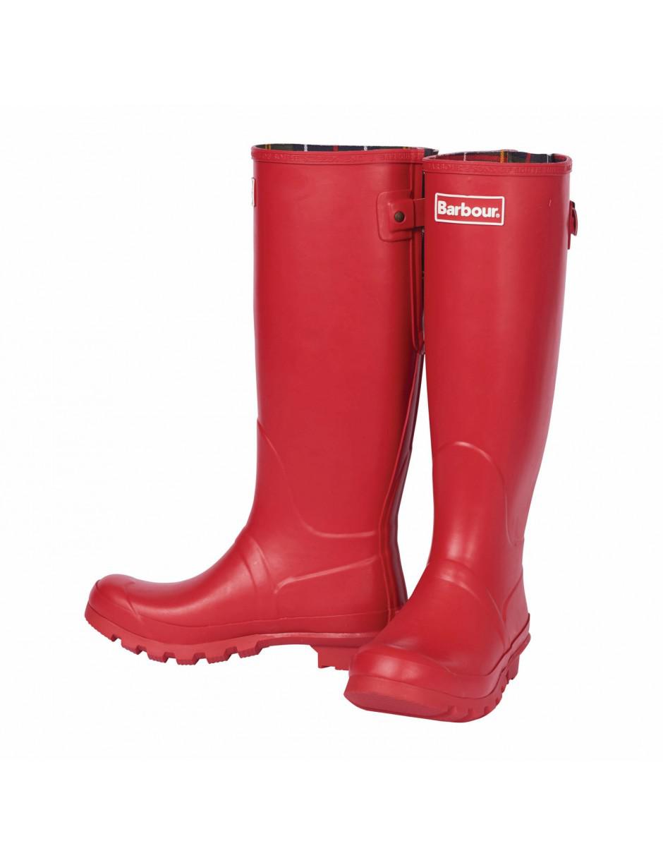 barbour red wellies