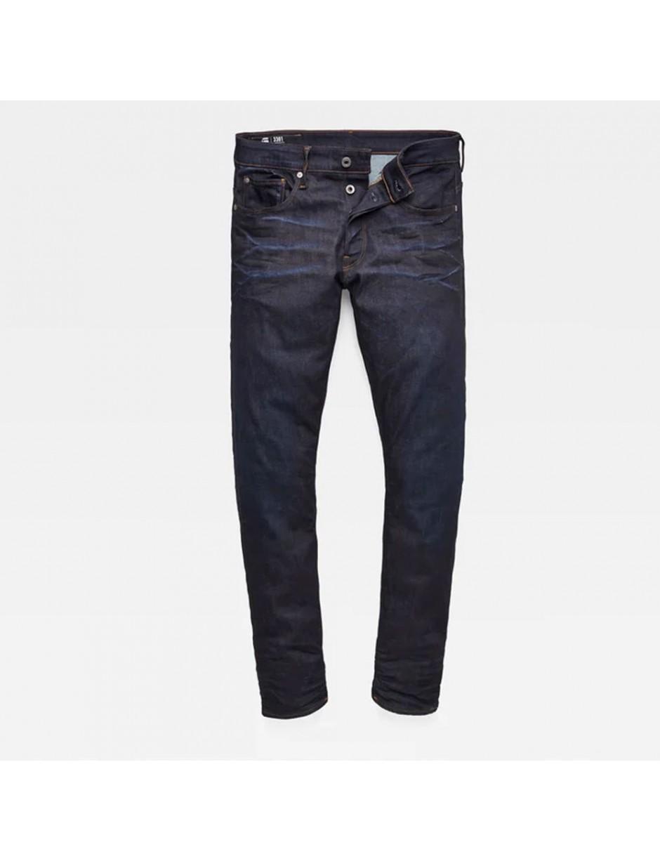 3301 straight jeans dark aged
