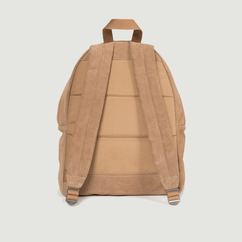 eastpak suede backpack