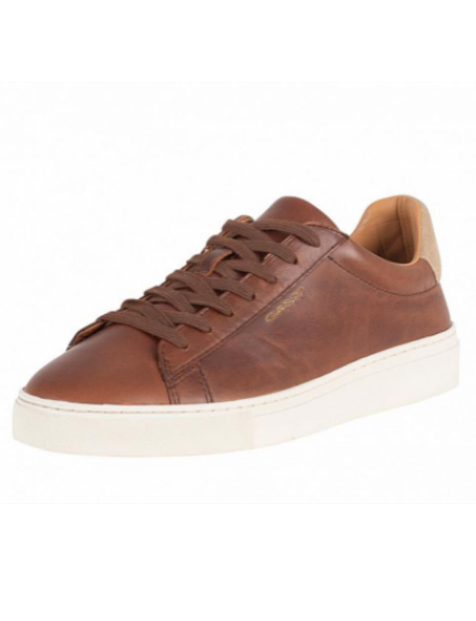 GANT Cognac Major Leather Trainers in 