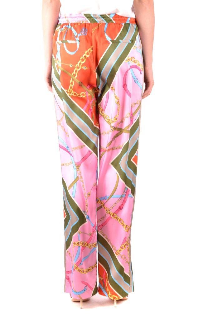 pink floral trousers