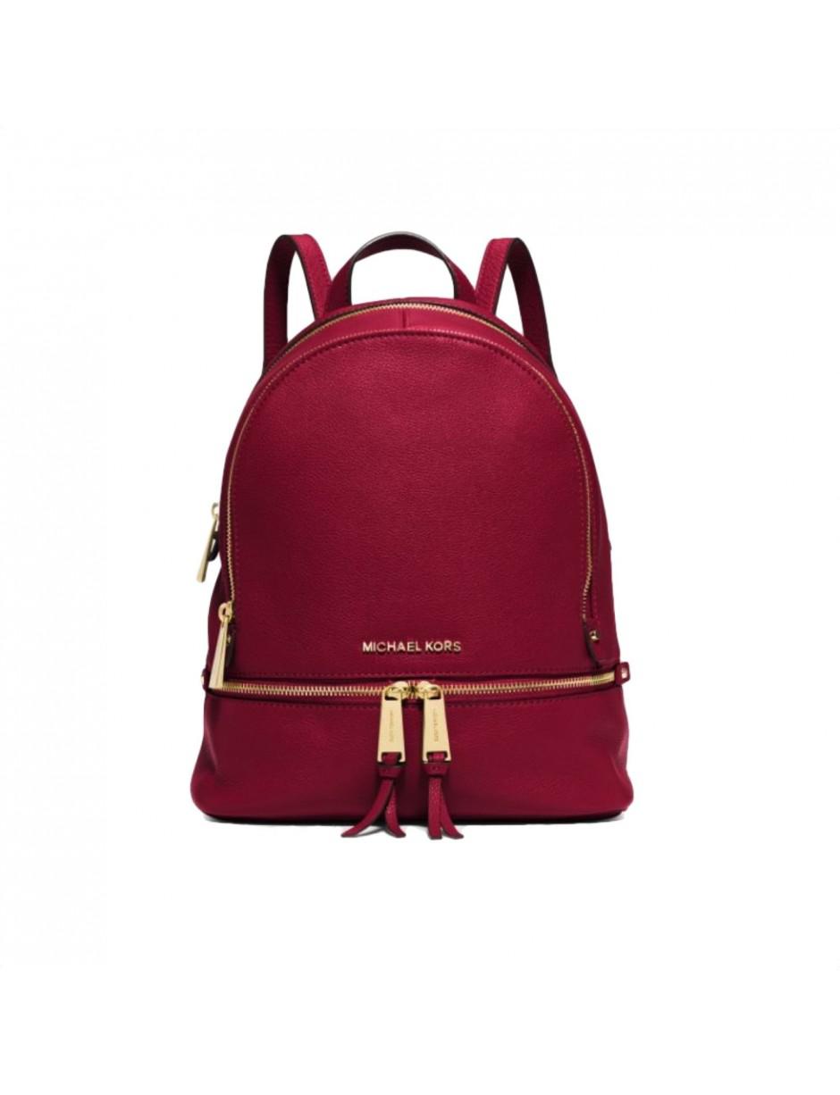 Michael kors red backpack