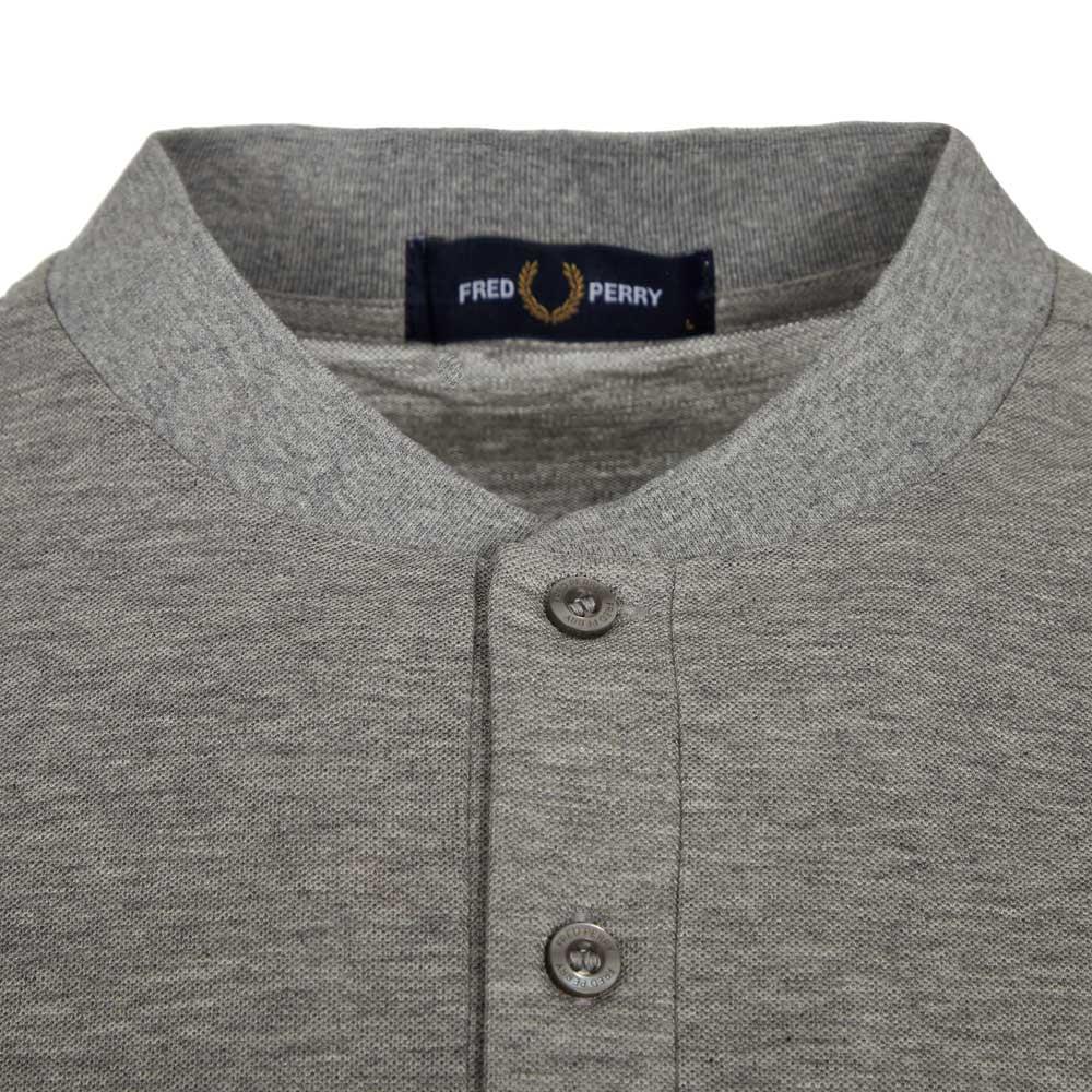 Fred Perry Henley Polo Shirt in Grey (Gray) for Men - Save 2% | Lyst