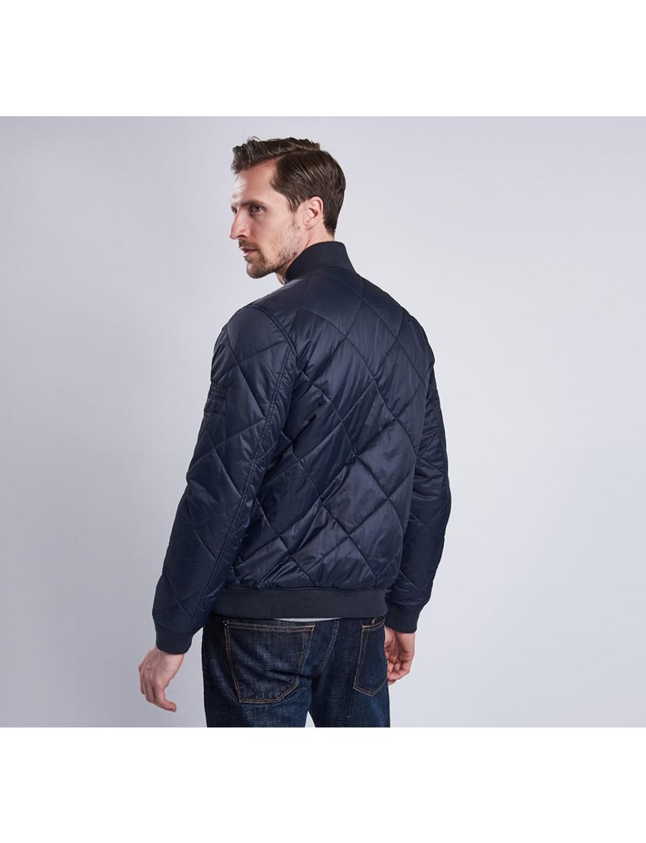 Barbour Synthetic Steve Mcqueen Quilt Bomber Jacket in Blue for Men | Lyst  Canada