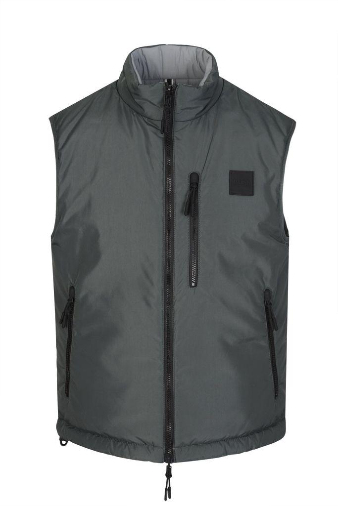 BOSS by HUGO BOSS Cusare Gilet " in Green (Gray) for Men | Lyst