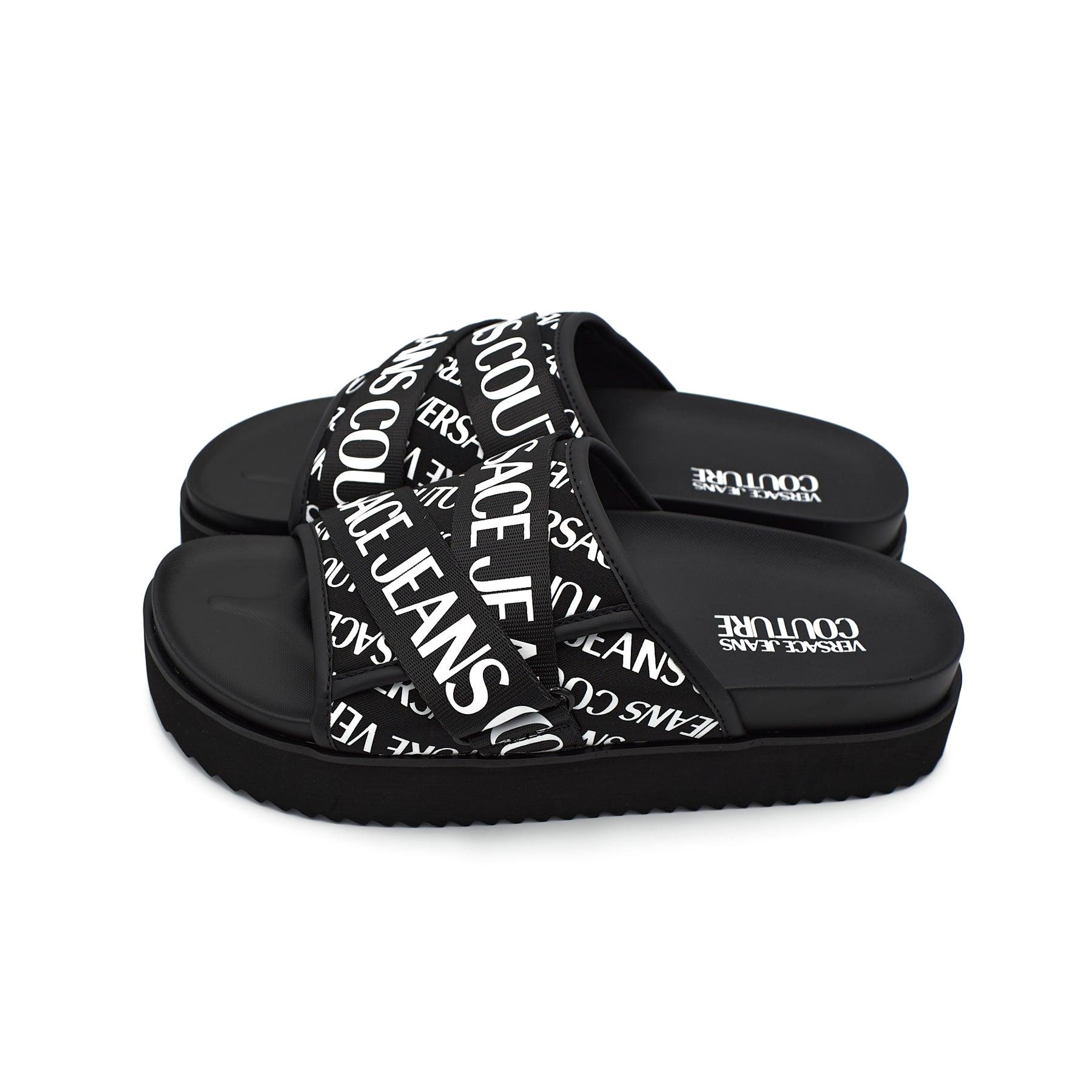 Versace Jeans Couture Ciabatta Nero in 