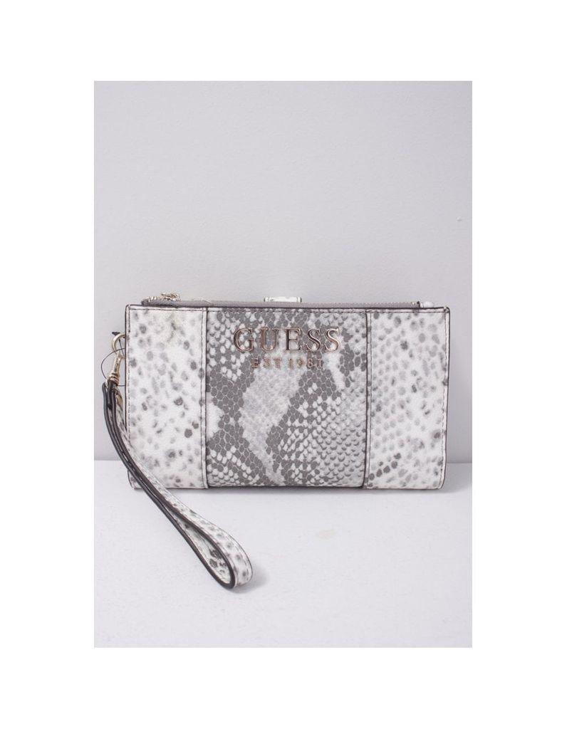 guess snake print bag