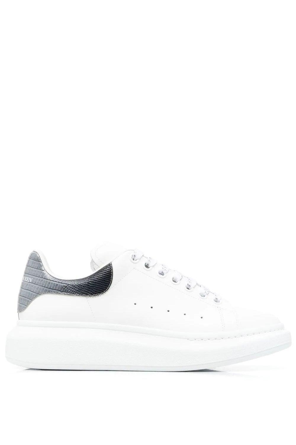 Alexander McQueen Oversized Sneakers Grey Back in White for Men | Lyst