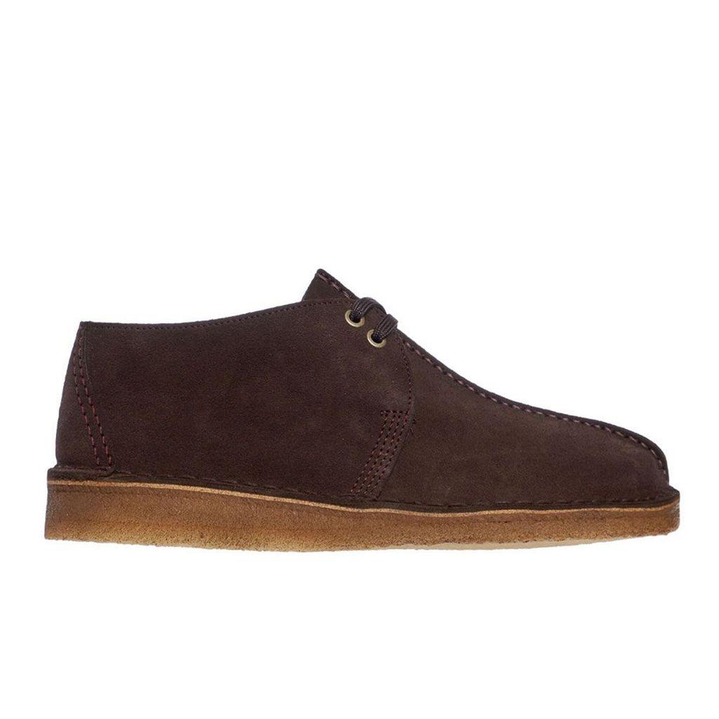Clarks Desert Trek Shoes Dark in Brown for Men | Lyst