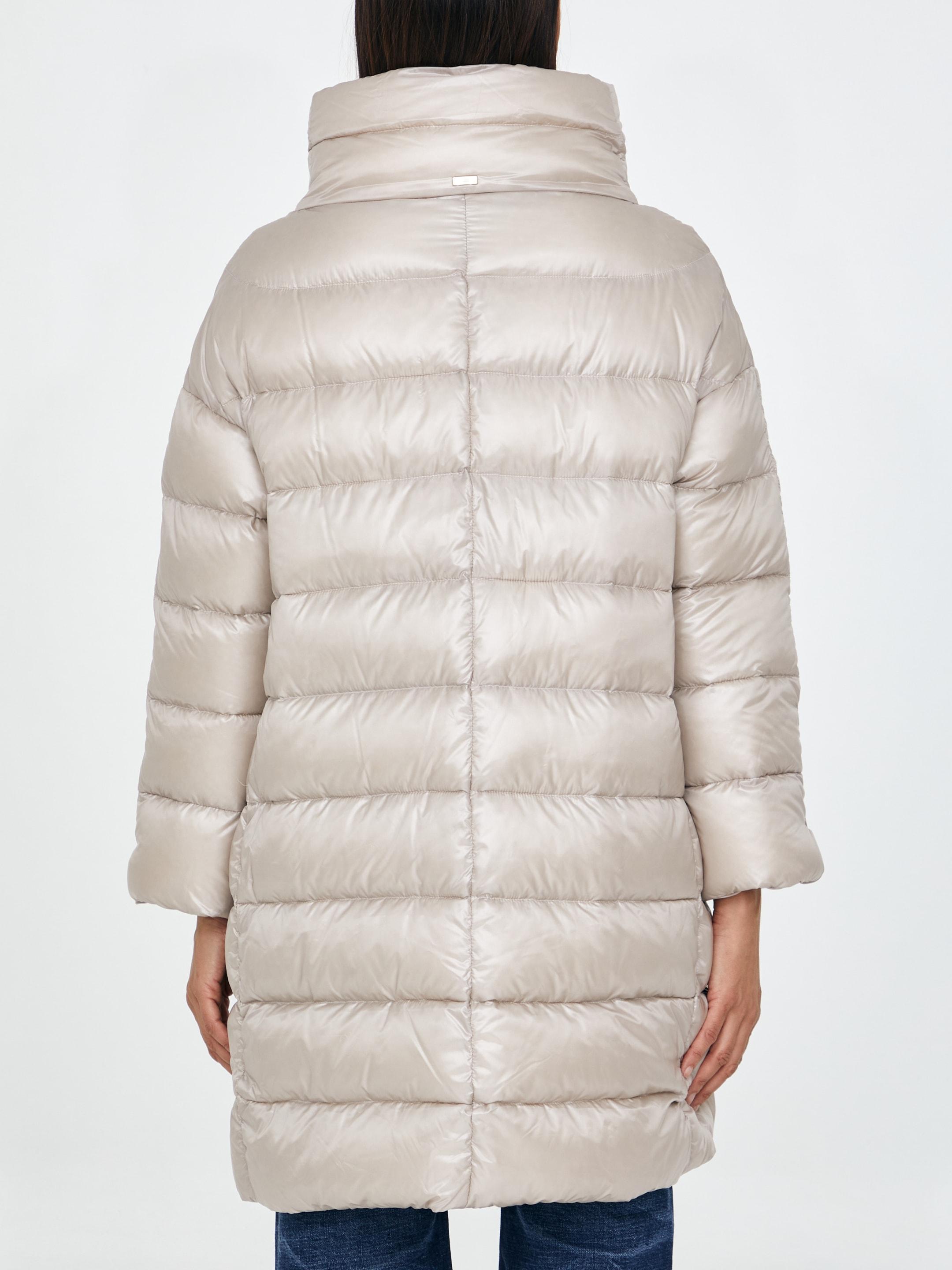 Herno Putty-colored Matilde Down Jacket | Lyst