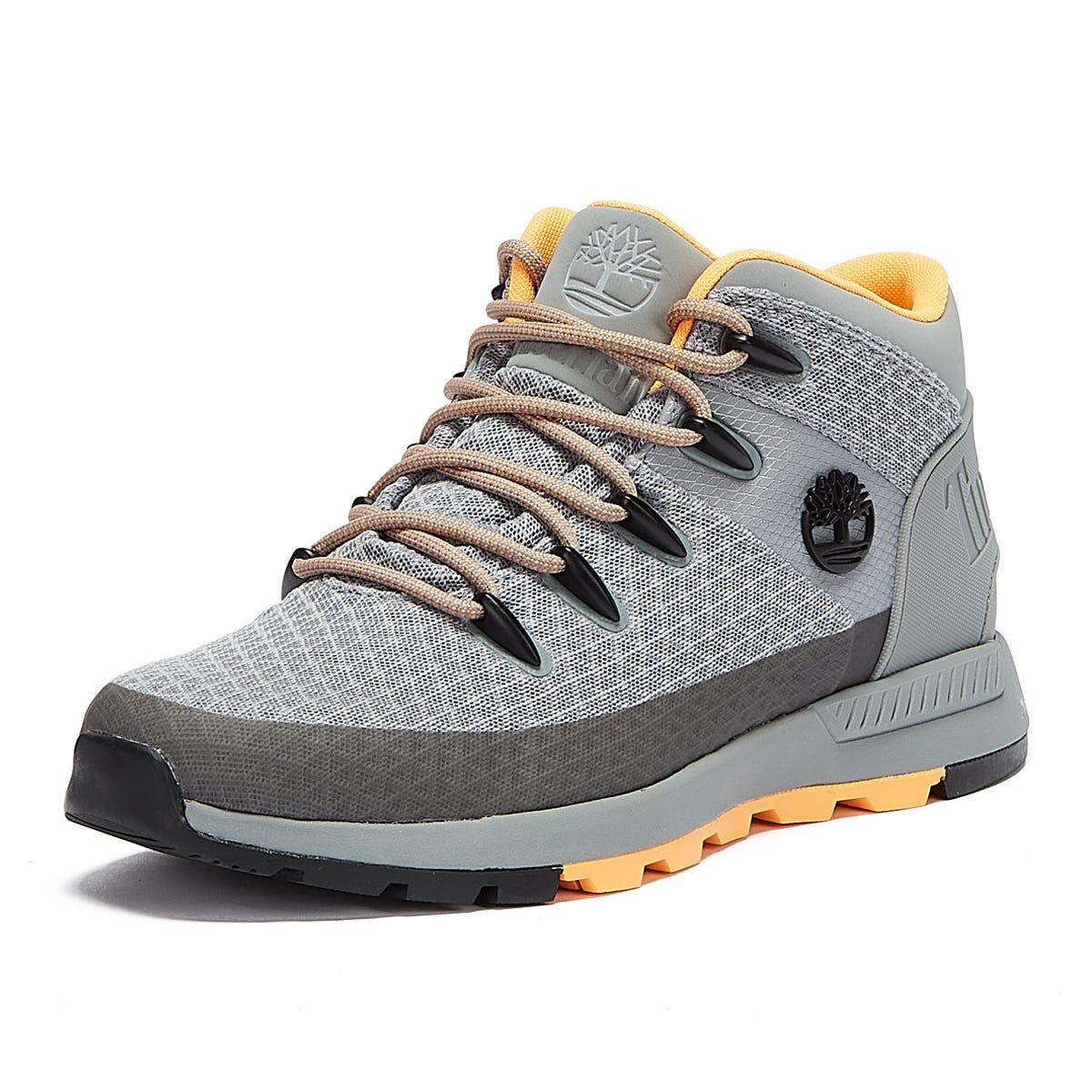 Timberland Rubber Sprint Trekker Mid Fabric Boots in Grey (Gray) for Men |  Lyst