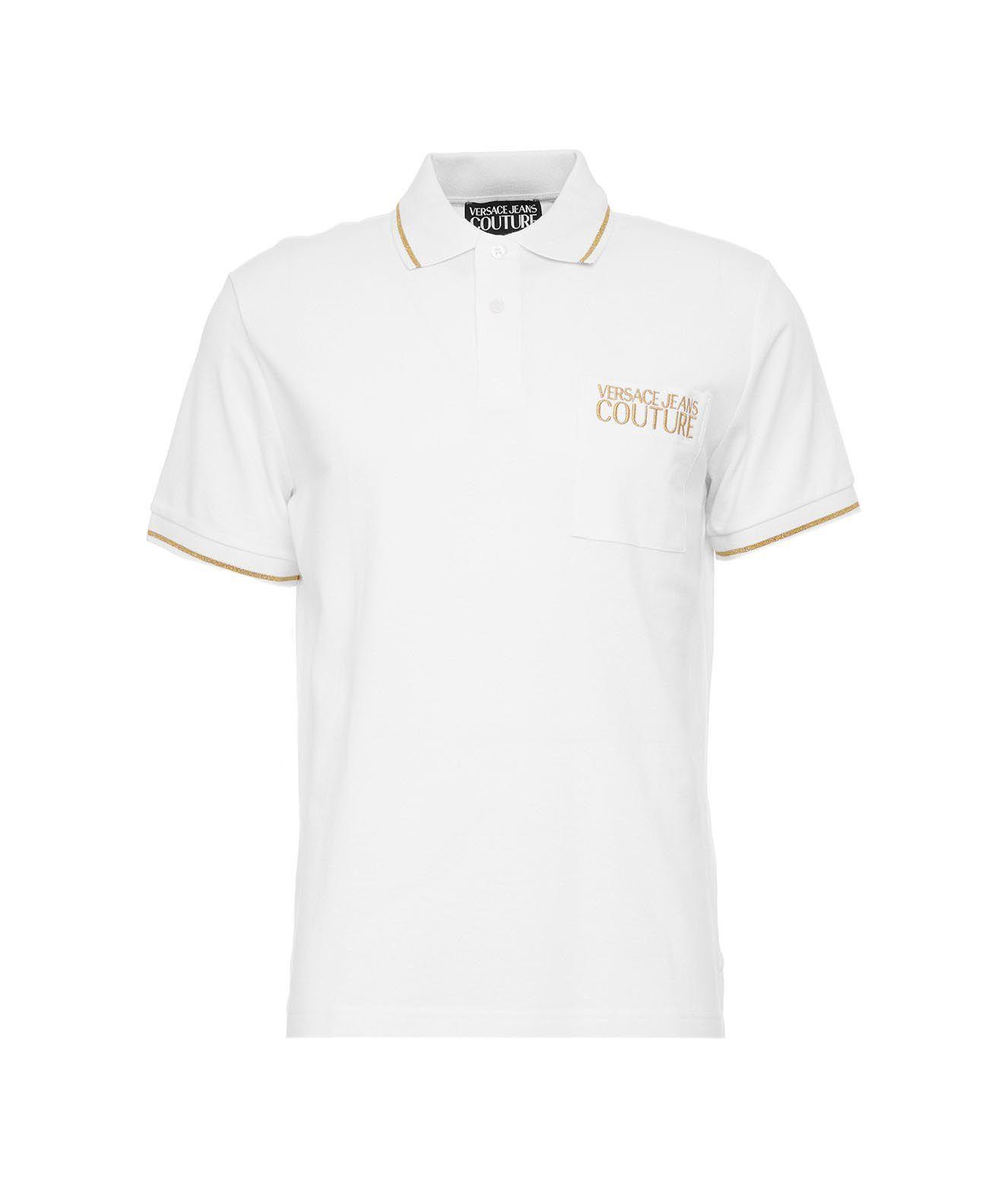 Versace Polo Shirt in White for Men | Lyst