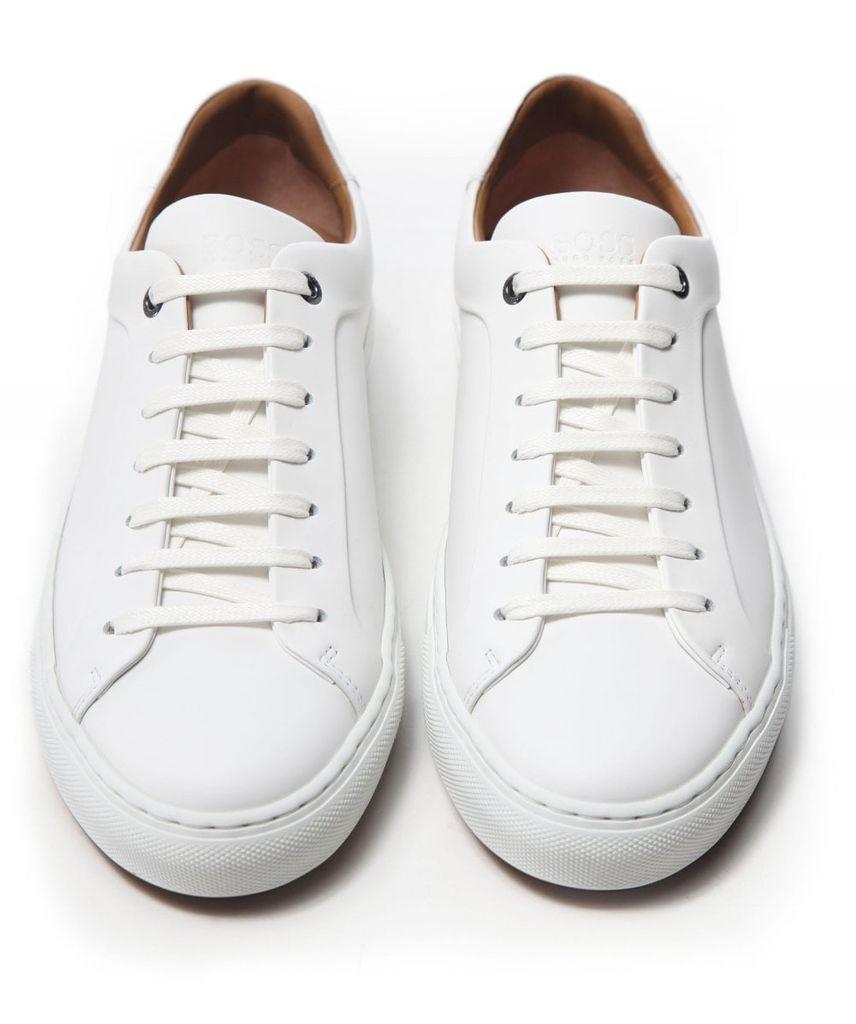BOSS by Hugo Boss Leather Mirage_tenn_bu Trainers Colour: White for Men ...