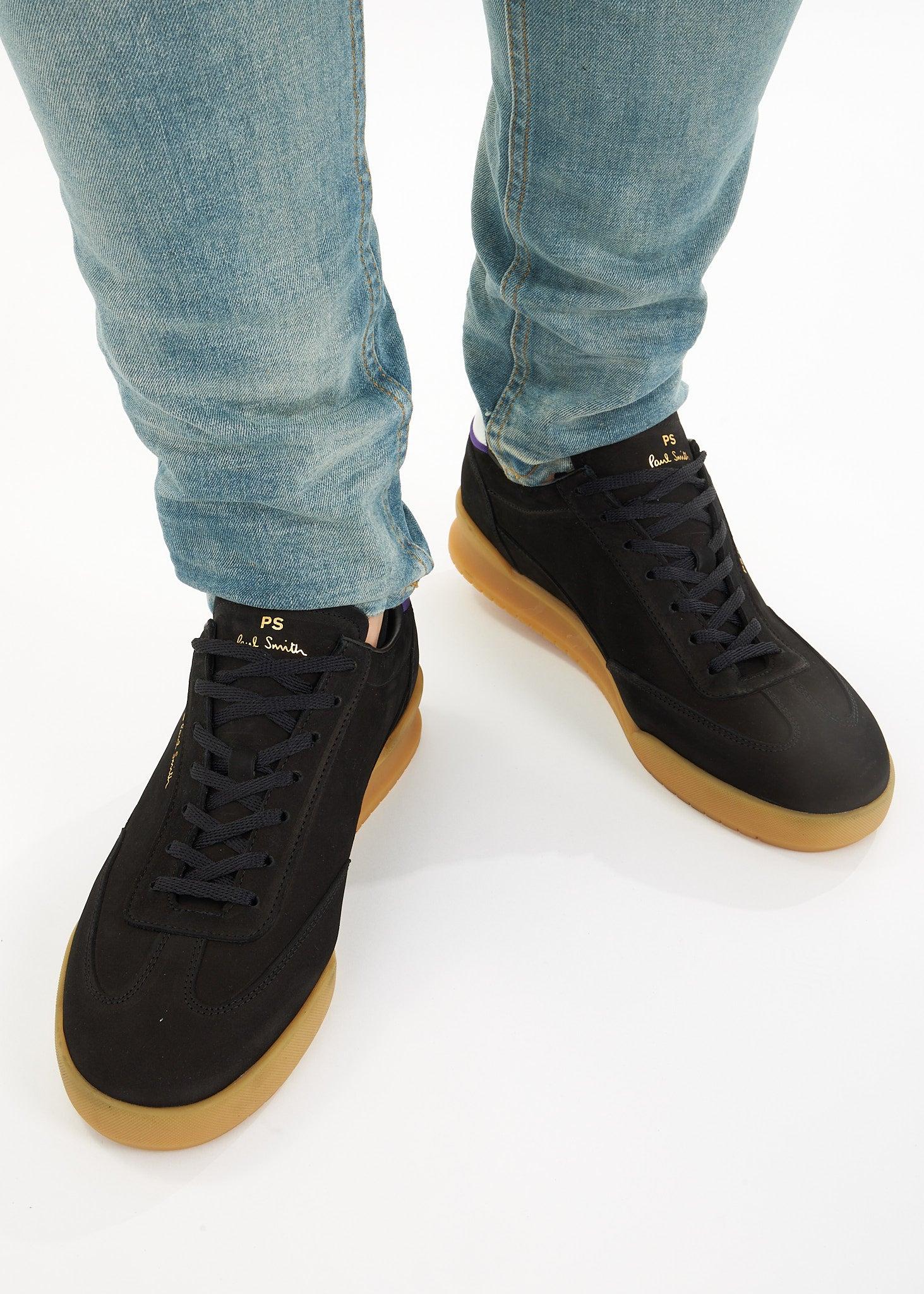 Paul Smith Leather Trainers Dover in Black for Men | Lyst