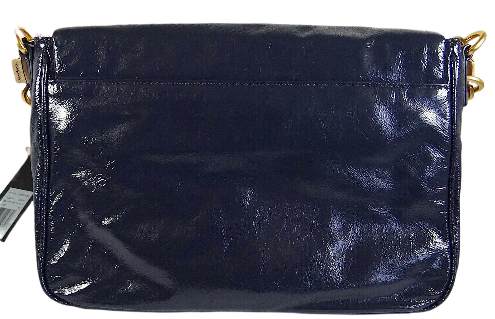 Marc Jacobs Too Hot To Handle Patent Leather Crossbody Bag in Blue | Lyst