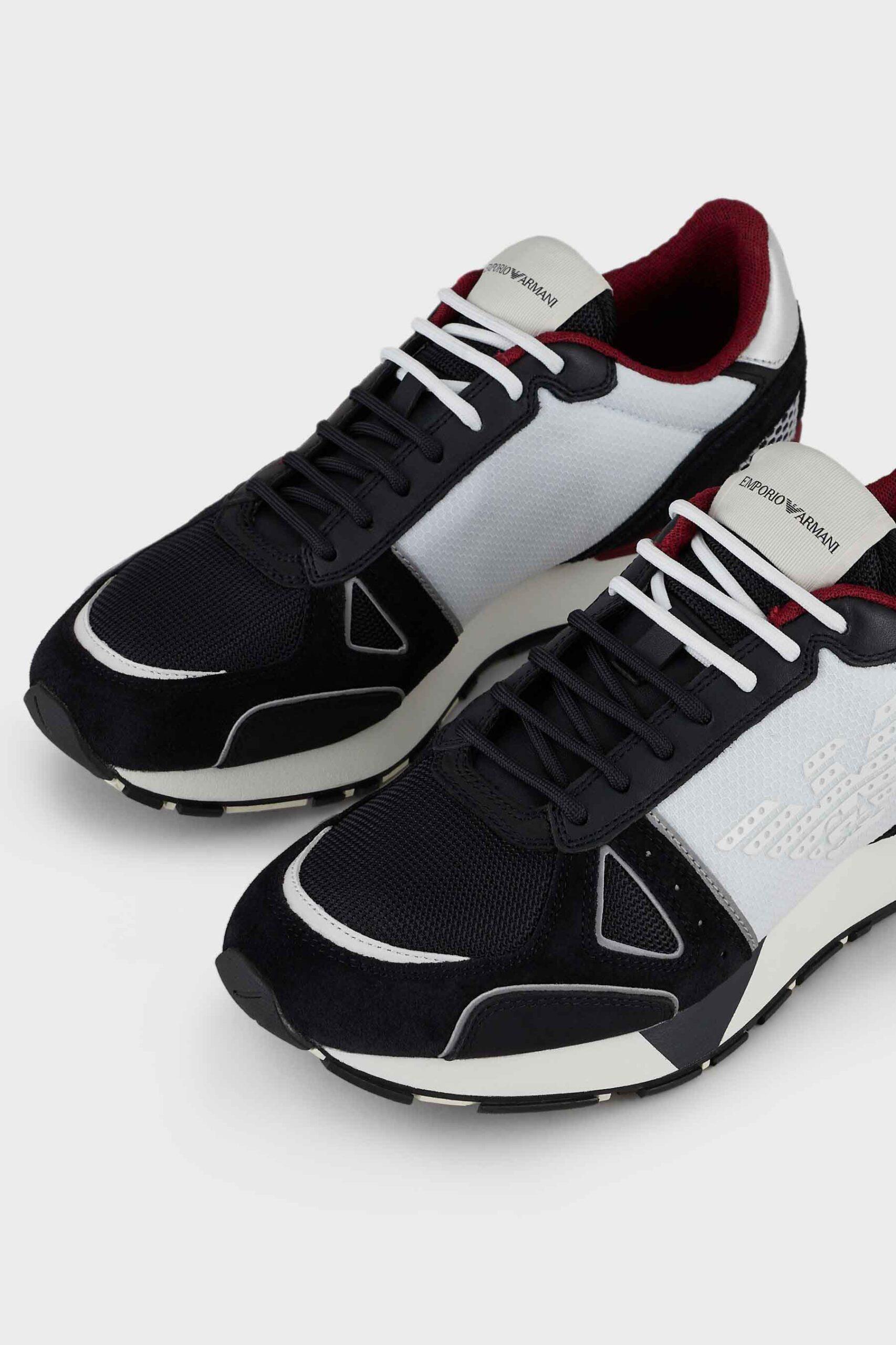 emporio armani black sneakers