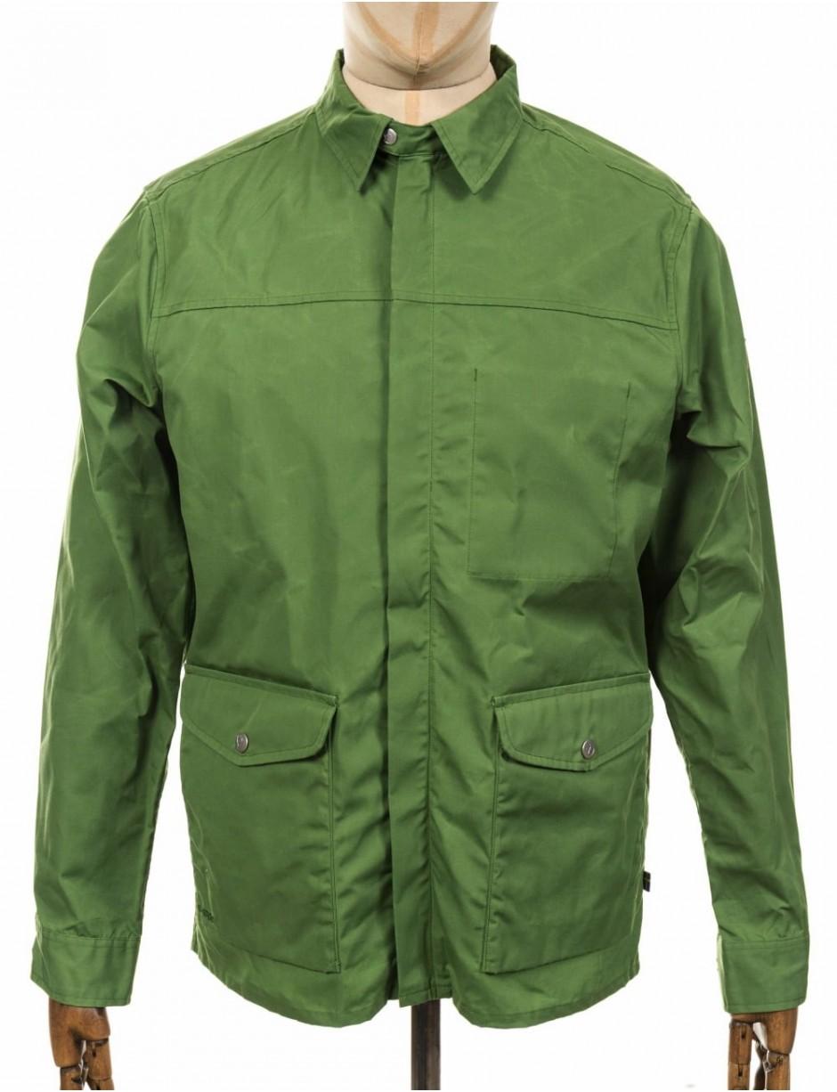 green drawstring jacket